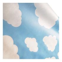 Tnt Estampado Nuvem Baby Bebe Céu Azul 1,4 metros X 30 metros