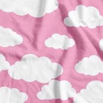 TNT Estampado Nuvem BABY Rosa 1,40M 40G Rolo com 25M TNT Estampado Nuvem BABY Rosa 1,40M 40G Rolo com 25M