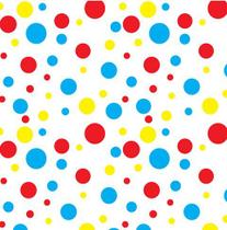 Tnt estampado poá colorido 10 metros Tnt estampado poá colorido 10 metros