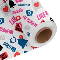 Tnt Estampado - Redes Sociais Branco cod.04223