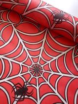 Tnt Estampado Teias Aranha Festa Halloween 1,4m X 2,5 Metros