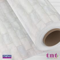 Tnt Estampado Tijolinho Branco/ Branco 4208B