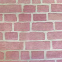 Tnt Estampado - Tijolinho Rosa Bebe/Branco cod.4208R Tnt Estampado - Tijolinho Rosa Bebe/Branco cod.4208R