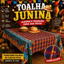 Tnt Estampado Toalha Junina Estampada Decoração Perfeita para Seu Arraiá + Super Resistente