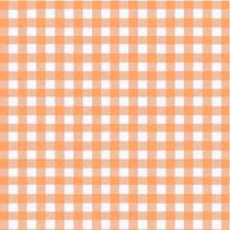 TNT Estampado Xadrez Laranja 1Mt