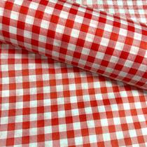 Tnt Estampado - Xadrez Vermelho Branco Tnt Estampado - Xadrez Vermelho Branco