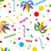 TNT Toalha De Mesa 1,40x2 Carnaval Folia Neon Branco Mewi TNT Toalha De Mesa 1,40x2 Carnaval Folia Neon Branco Mewi