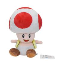 Toad Pelucia Turma Mario Bross Vermelho Fofo Novo Original Brinquedo Aniversário Namorados Amigo Secreto Decoração