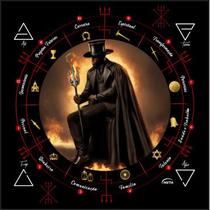 Toalha Altar Tarot Tecido Jogo Cartas Exu Capa Preta 70x70cm Toalha Altar Tarot Tecido Jogo Cartas Exu Capa Preta 70x70cm