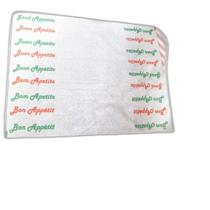 Toalha Americana Forrar Fundo Bandeja Bom Apetite Kit 3 Un