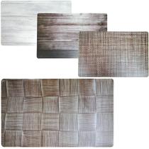 Toalha americano de pvc retangular rustico 44x29cm