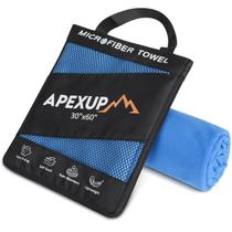 Toalha APEXUP Microfiber Travel 152x76 cm Azul