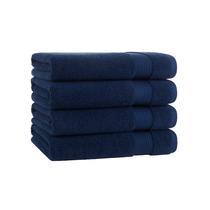 Toalha Arkwright Bath 600GSM 100% algodão, conjunto de 4 Lapis Navy
