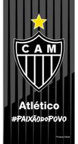 Toalha Atletico Mineiro 70x140cm licenciado brasao veluda Toalha Atletico Mineiro 70x140cm licenciado brasao veluda