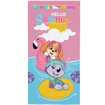 Toalha Aveludada Estampada Skye Patrulha Canina Lepper