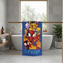 Toalha Aveludada Estampada Spidey 70cm x 1,40m Toalha Aveludada Estampada Spidey 70cm x 1,40m