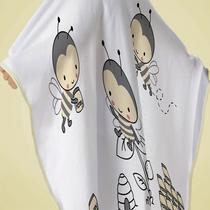 Toalha Baby C/ Capuz Tecebem Estampada Kinder Lili Branco Toalha Baby C/ Capuz Tecebem Estampada Kinder Lili Branco