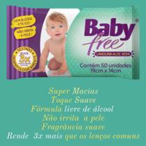 Toalha baby free 100un - 1200UN (12 PACOTES)