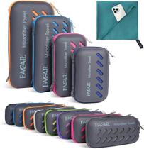 Toalha BAGAIL BASICS Toalha de viagem de microfibra com estojo de EVA Toalha BAGAIL BASICS Toalha de viagem de microfibra com estojo de EVA