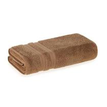 Toalha banhao felpudo unika marrom 86cmx1,5mts retangular comp 100 algodao 3837841 karsten