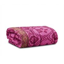 Toalha Banho Algodão Grande Soft Estampada Luxo 701,40 cm Cor:Estampa 1 - Rosa