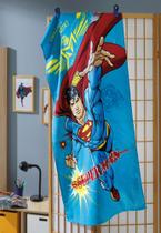 Toalha Banho Aveludada Superman Dohler 70x130 cm