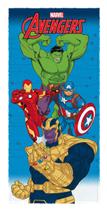 Toalha Banho Avengers Vingadores Lepper Kids 60x120cm