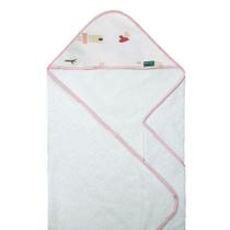 Toalha Banho Bebê 100% Algodão Antialérgica Felpuda Capuz
