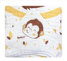 Toalha Banho Bebe Capuz Menino Bichinhos Filhotes Soft - Minasrey