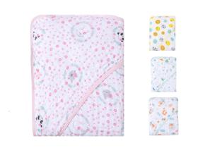 Toalha Banho Bebe Soft 2 Camadas Tecido Fralda Capuz Estampada 80cmx80cm 100% Algodão Enxoval Recém Nascido Macia e Absorvente Toalha Banho Bebe Soft 2 Camadas Tecido Fralda Capuz Estampada 80cmx80cm 100% Algodão Enxoval Recém Nascido Macia e Absorvente