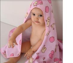 Toalha Banho Bebe Toalha C/ Forro Fralda 70x90cm Bercinho Toalha Banho Bebe Toalha C/ Forro Fralda 70x90cm Bercinho