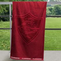 Toalha Banho e Praia Fluminense Oficial Buettner Jacquard Relevo Vermelho Grená Toalha Banho e Praia Fluminense Oficial Buettner Jacquard Relevo Vermelho Grená