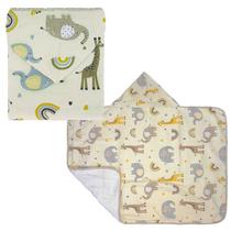 Toalha Banho Estampada Com Capuz 68cm X 68cm - Bublim Baby Animais