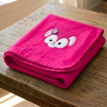 Toalha Banho Infantil Grande SOFT Bichinhos desenhos com abas em relevo 70x140cm