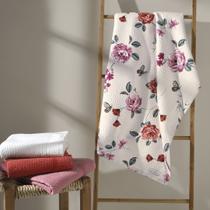 Toalha Banho Jacquard Algodão, Estampada, linha Afrodite, tamanho 70cm X 1,40m. Marca Döhler