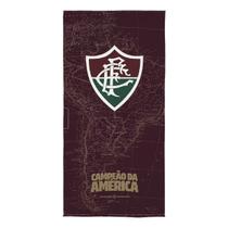 Toalha Banho Lepper Aveludada Transfer Fluminense 70 cm x 1,40 m Toalha Banho Lepper Aveludada Transfer Fluminense 70 cm x 1,40 m
