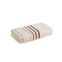 Toalha Banho Lumina Fio Penteado Ivory e Ferrugem Karsten Toalha Banho Lumina Fio Penteado Ivory e Ferrugem Karsten