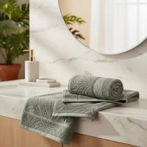 Toalha Banho Luxo Atlântica Imperial Sublime Verde Amazônia Algodão Alta Absorção Toalha Banho Luxo Atlântica Imperial Sublime Verde Amazônia Algodão Alta Absorção