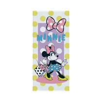 Toalha Banho Minnie Felpuda Estampada 60X120Cm - Lepper