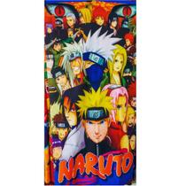 Toalha Banho Naruto Ninjas Anime Desenho Manga Enxuga Macio