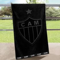 Toalha Banho Praia Atlético Mineiro Oficial Buettner Jacquard Relevo Preto Algodão Toalha Banho Praia Atlético Mineiro Oficial Buettner Jacquard Relevo Preto Algodão