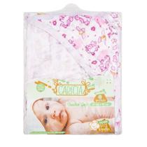 Toalha Banho Soft Capuz Bebê Forrada 85cm X 85cm Minasrey