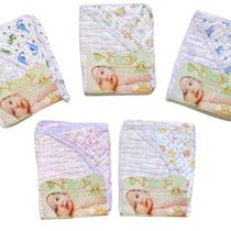 Toalha Banho Soft Capuz Bebê Forrada 85cm X 85cm Minasrey