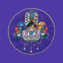 Toalha Baralho Mandala Mão de Fátima Hamsá oráculos e altar Toalha Baralho Mandala Mão de Fátima Hamsá oráculos e altar