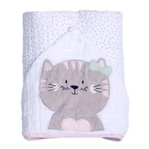 Toalha Bebê com Capuz Bordado e Forro Fralda Soft Toalha Bebê com Capuz Bordado e Forro Fralda Soft