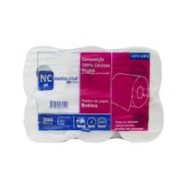 Toalha bobina (20cm.x200 m.) nc 100 %celulose 6 rolos