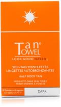 Toalha bronzeadora autobronzeadora, toalhetes de meio corpo, pacote com 10 unidades escuras Toalha bronzeadora autobronzeadora, toalhetes de meio corpo, pacote com 10 unidades escuras