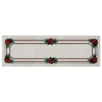 Toalha Caminho Mesa Natalino Petalas Natal 530059 43X141Cm Toalha Caminho Mesa Natalino Petalas Natal 530059 43X141Cm