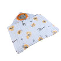 Toalha Capuz Infantil Fralda Banho Bebê Tecido Absorvente