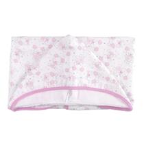 Toalha capuz tecido fralda 100% algodão teka baby rosa Toalha capuz tecido fralda 100% algodão teka baby rosa